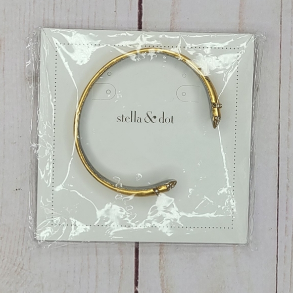 Stella & Dot Jewelry - stella & Dot Gold Rhinestone Cuff Bracelet